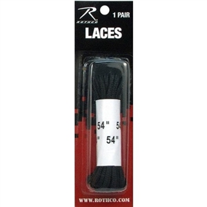 Rothco 54 Inch Black Boot Laces