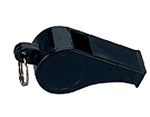 Black Plastic Whistle