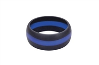 Blue Line Silicone Ring