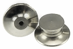 Locking Flathead Clutch Back Fastener (Silver)