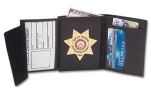 DK-440-1257- Hidden Badge & ID Credit Card Wallet