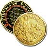 Saint Florian Prayer Coin for Firefighters