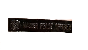 Slim Master Peace Officer Award Bar