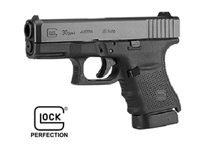 GLOCK 30 W/ GLOCK NIGHT SIGHT (BLUE LABEL)