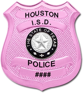 Houston ISD Badge - Pink