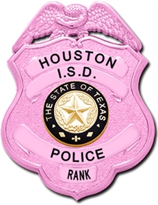 Houston ISD Supervisor Badge - Pink