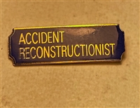 Blue & Gold Accident Reconstructionist Bar
