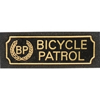 Bicycle Patrol Award Bar