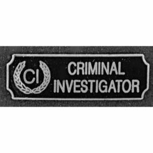 Criminal Investigation Award Bar