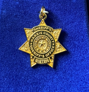 HCSO Gold Plated Sheriff's Sister Pendent