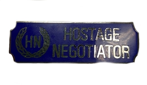 Hostage Negotiator Award Bar