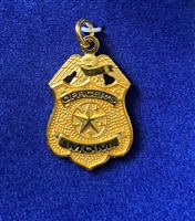 HPD Gold Plated Officer's Mom Pendent