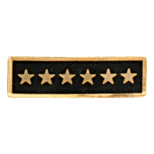 Slim 6 Star Award Bar