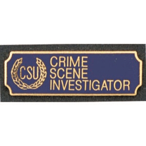 Vintage Crime Scene Investigator Award Bar