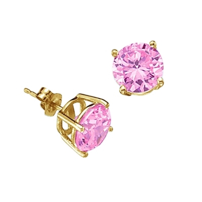 Pink Diamond Essence gems, 2.0 cts. t.w., in 14K Solid Gold.