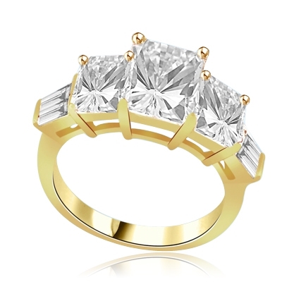 Aspen-Imposing ring in 14K Solid Yellow Gold