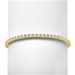 6.88ct Classic tennis bracelet in Gold Vermeil