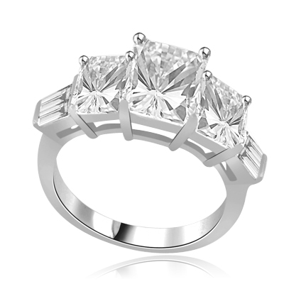 Aspen-Imposing ring in 14K Solid White Gold