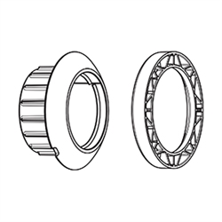 CONICAL NUT & WASHER SET F/ 3" VINYL LED LIGHT