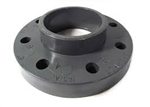 Flange 4 in with gasket and SS hardware Thermoplastic PVC socket style