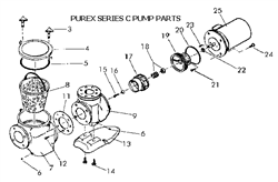 Pentair Motor sub assy CH50