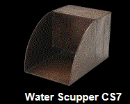 Scupper Copper 7 with Sloped edge 11 4 Coupling