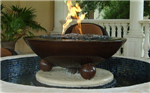 Biltmore 42  360 Degree Fire Water Bowl Copper