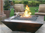 Grand Corithian 42 x 17H Fire Pit Concrete