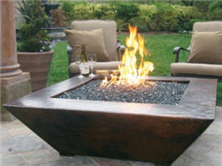 Grand Corithian 42 x 17H Fire Pit Concrete