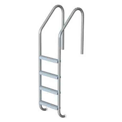 SRSmith Commercial Ladder with Crossbrace  30 inches  4step  Marine Grade