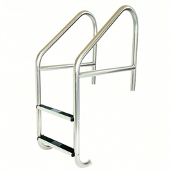 SRSmith Commercial Ladder with Crossbrace  36 inches  2step  Marine Grade