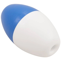 5x9 Oval Blue/ White Float   Fits 3/4" Rope