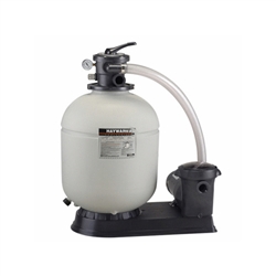 19" Sand Filter w/ 11/2HP Pump w/ hose kit  Skid mounted