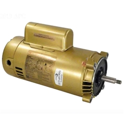 2 HP MAX RATE MOTOR threaded shaft single phase