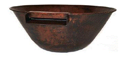Tuscano Plantier 31 Inch Copper Waterbowl
