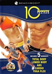 **USED** Tony Horton 10 Minute Trainer 5 Workouts DVD - Total Body, Lower Body, Abs, Cardio, Yoga **USED**