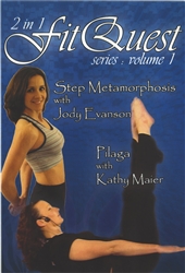 2 in 1 Fit Quest Series Volume 1 - Step Metamorphosis and Pilaga DVD