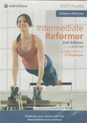 Stott Pilates Intermediate Reformer 2 DVD Set - Moira Merrithew - Tracks in 6 Languages