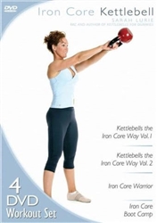 Iron Core Kettlebell 4 DVD Set Sarah Lurie