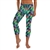 Bird of Paradise Hawaiian Floral and Tropical Fern Crop / Capri Leggings