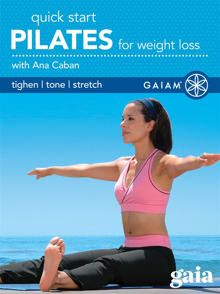 Gaiam Quick Start Pilates For Weight Loss DVD & CD