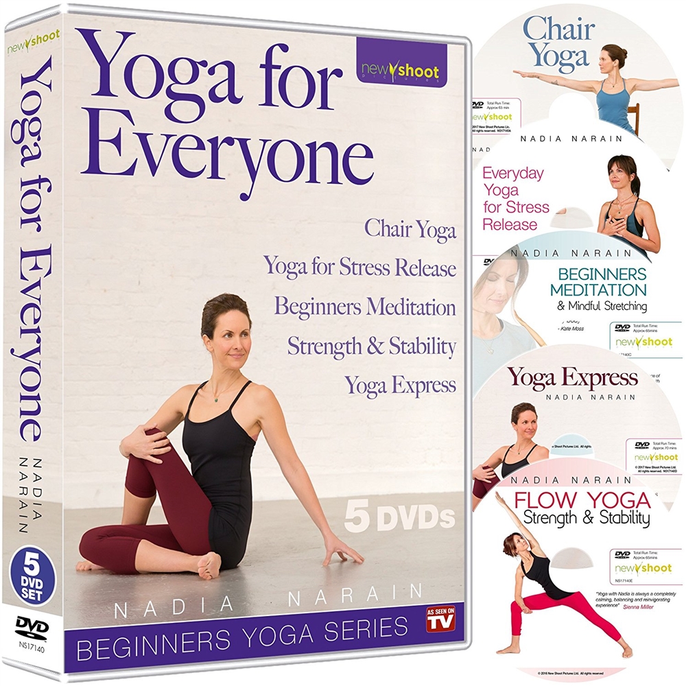 Yoga for Everyone 5 DVD set - Nadia Narain