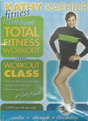 Kathy Kaehler DVD 2 Pack - Total Fitness Workout & Workout Class