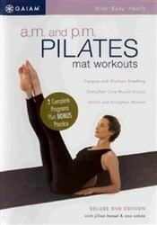 AM and PM Pilates Mat Workouts DVD Ana Caban & Jillian Hessel