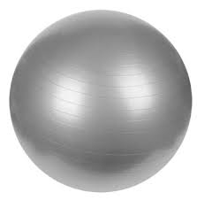 Grey, Medium Stability Ball with Pump