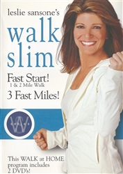 Leslie Sansone Walk Slim Fast Start And 3 Fast Miles DVD