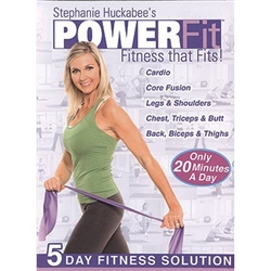 PowerFit 5 DVD set (NO Band or meal plan) - Stephanie Huckabee