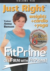Fit Prime Just Right DVD - Anna Benson