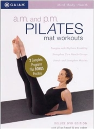 AM and PM Pilates Mat Workouts DVD Ana Caban & Jillian Hessel