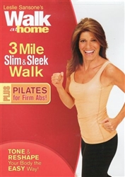 Leslie Sansone Walk At Home 3 Mile Slim And Sleek Walk With Pilates